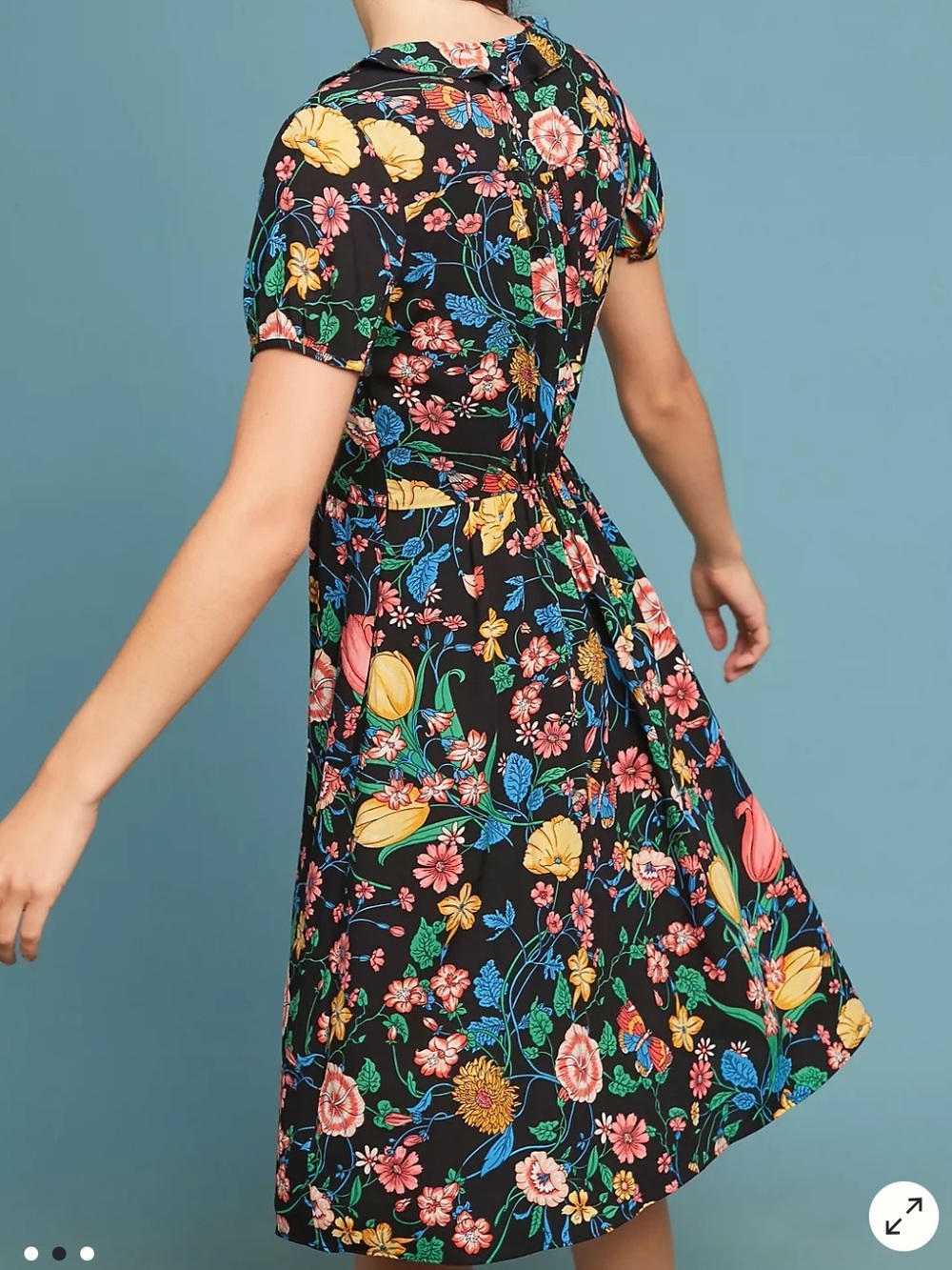 Anthropologie Maeve Bloedel Floral Dress Size 6 - Picture 13 of 16